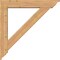 Ekena Millwork Traditional Traditional Smooth Bracket w/ Offset Brace, Western Red Cedar, 7 1/2"W x 44"D x 44"H BKT0806X44X44TRA01SWR - alternate 2